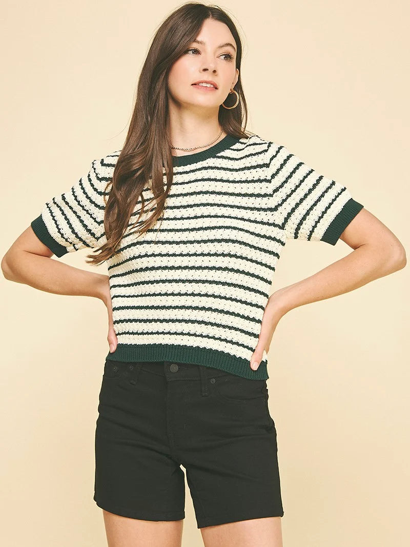 Dayna Short Sleeve Sweater