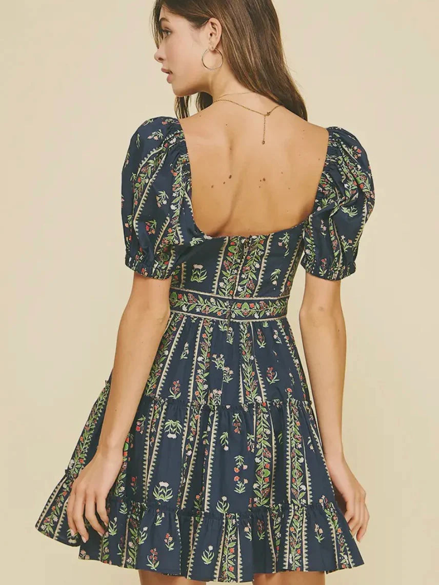 Fannie Floral Tiered Dress