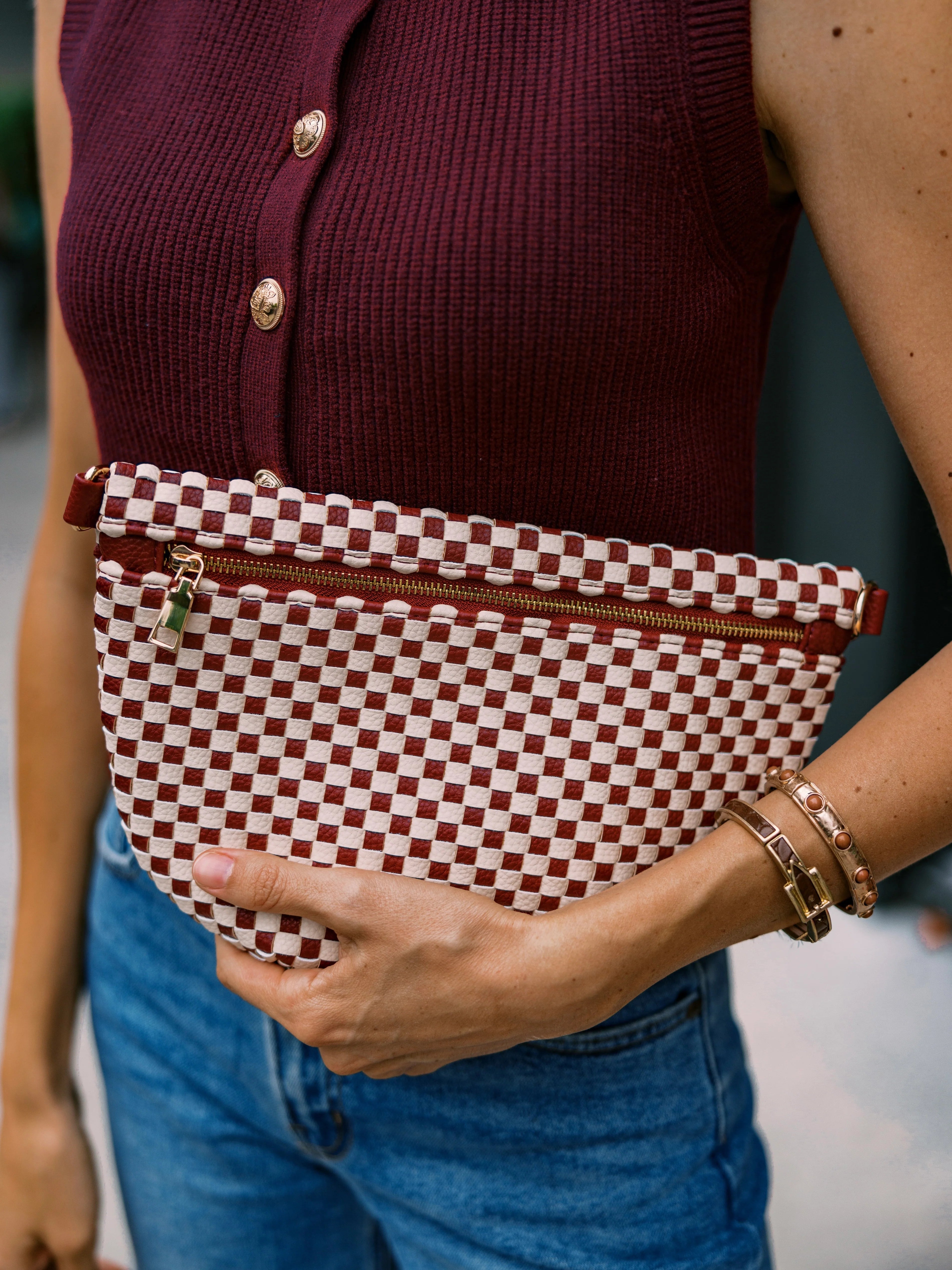 Checkered Westlyn Bag