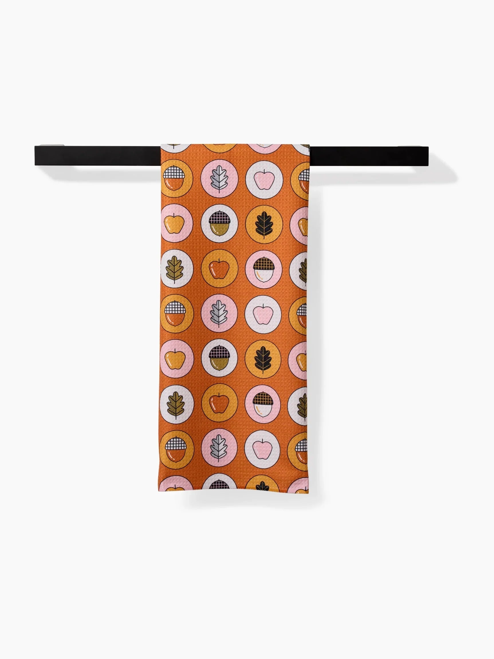 Geometry Tea Towel- Apples Acorns