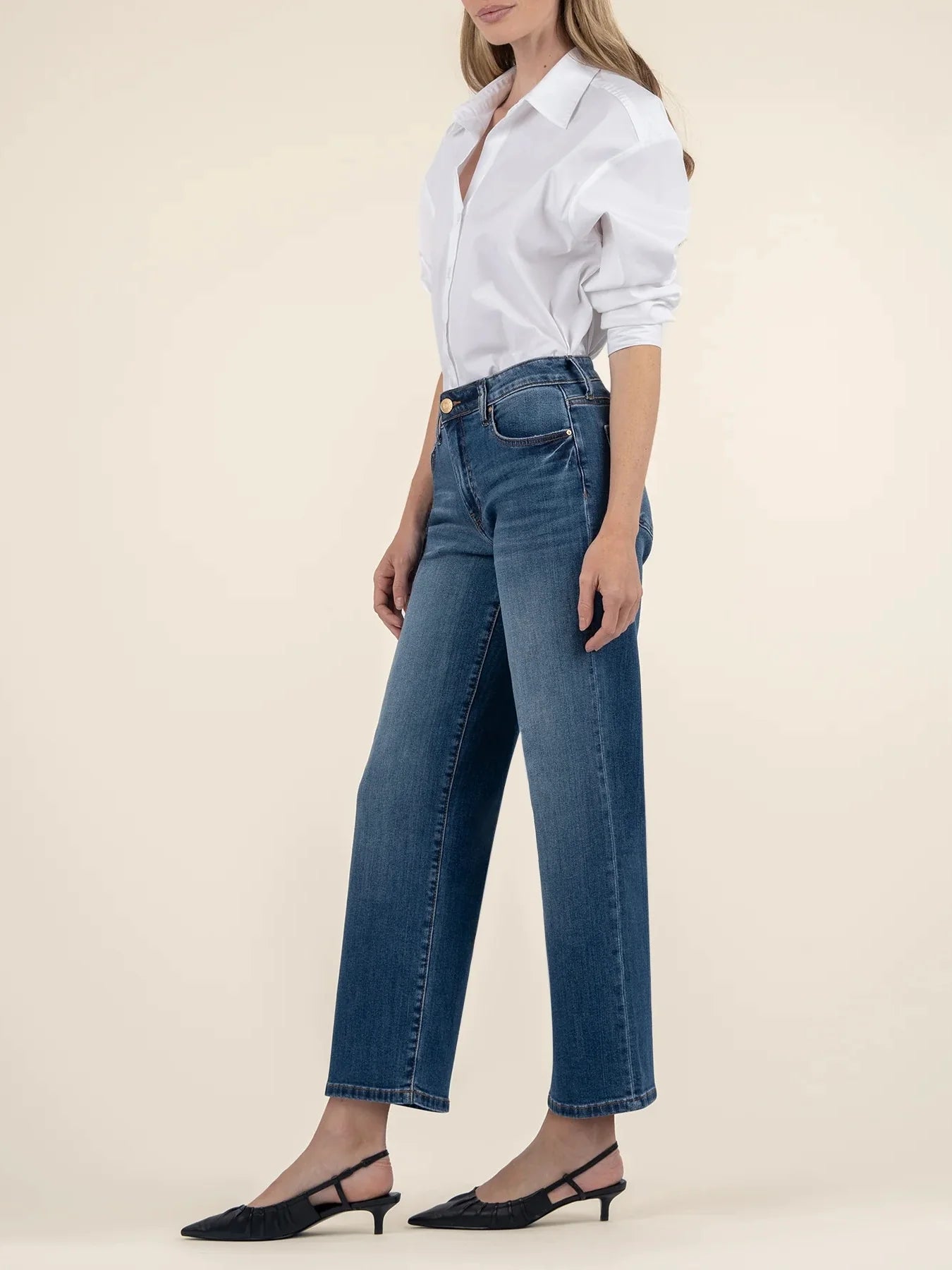 Kut Jeans : Charlotte High Rise Wide Leg