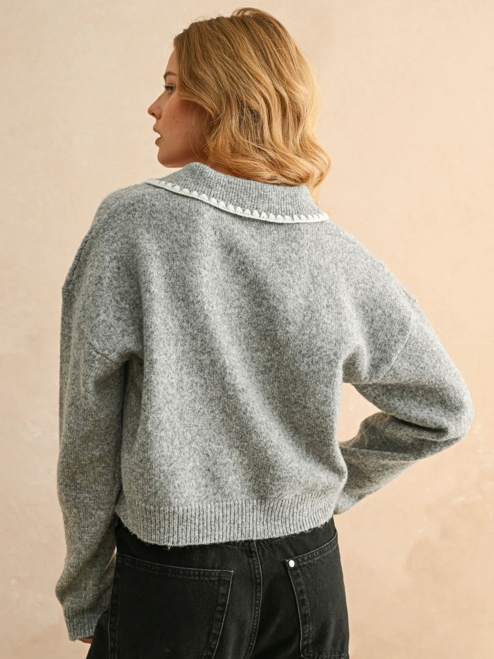Eva Collared Sweater