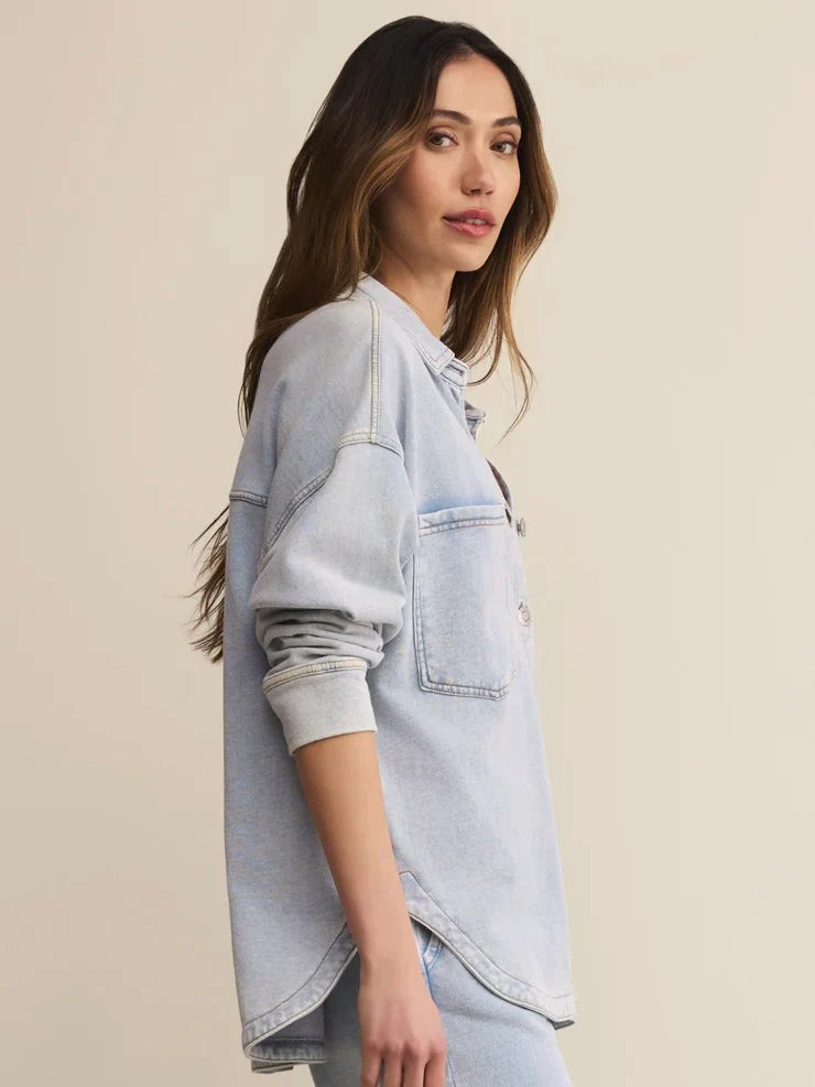 {Z Supply} All Day Knit Denim Jacket