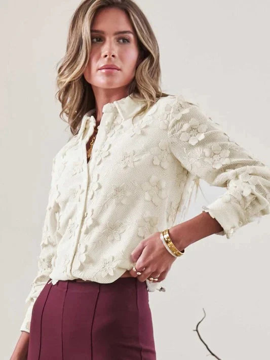 Santa Barbara 3D Floral Shirt