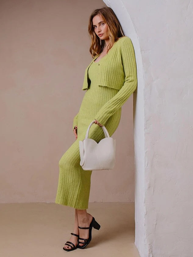 Tulip Top Handle Bag