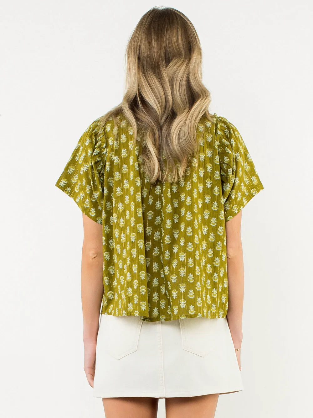 Betty Block Print Top