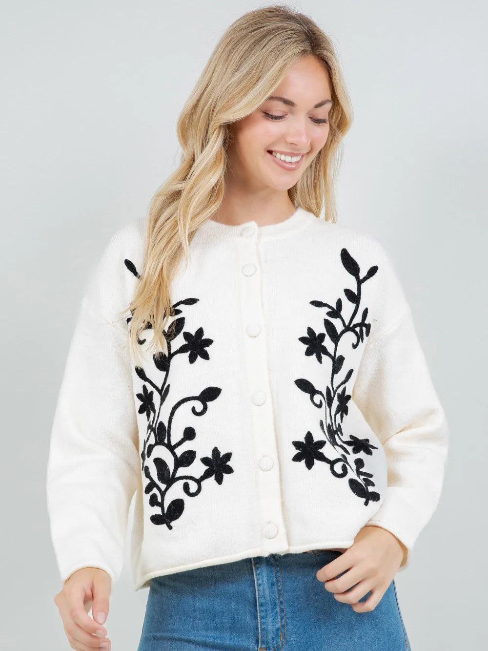 Molly Embroidered Cardigan