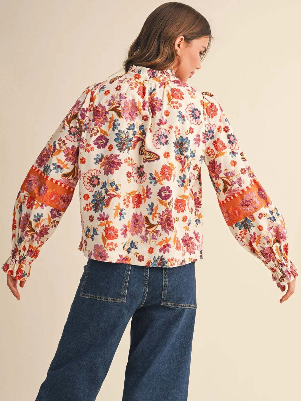 Rio Floral Border Top