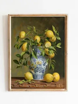 Print in Gold Antique Frame