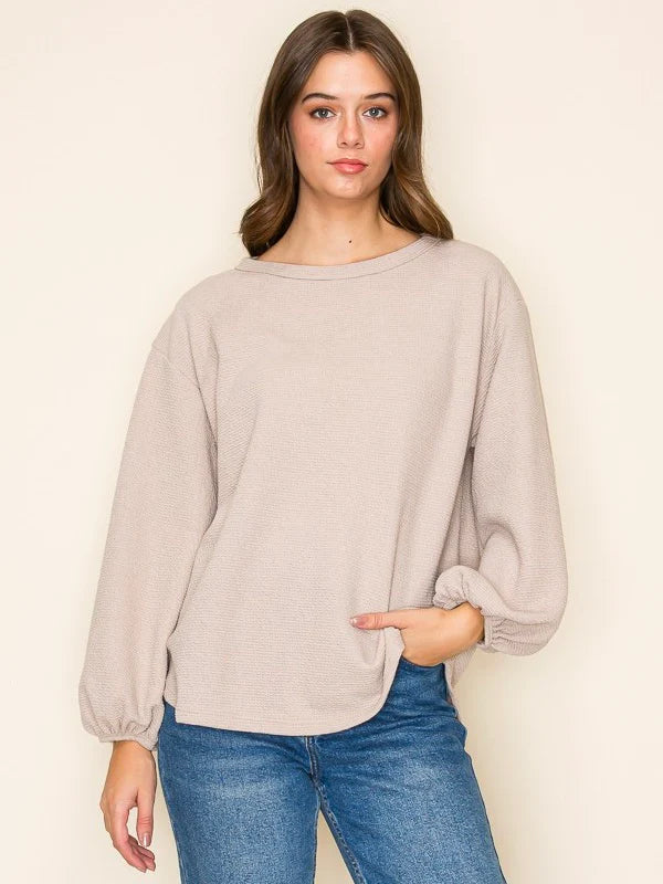 Kendra Cloud Knit Top