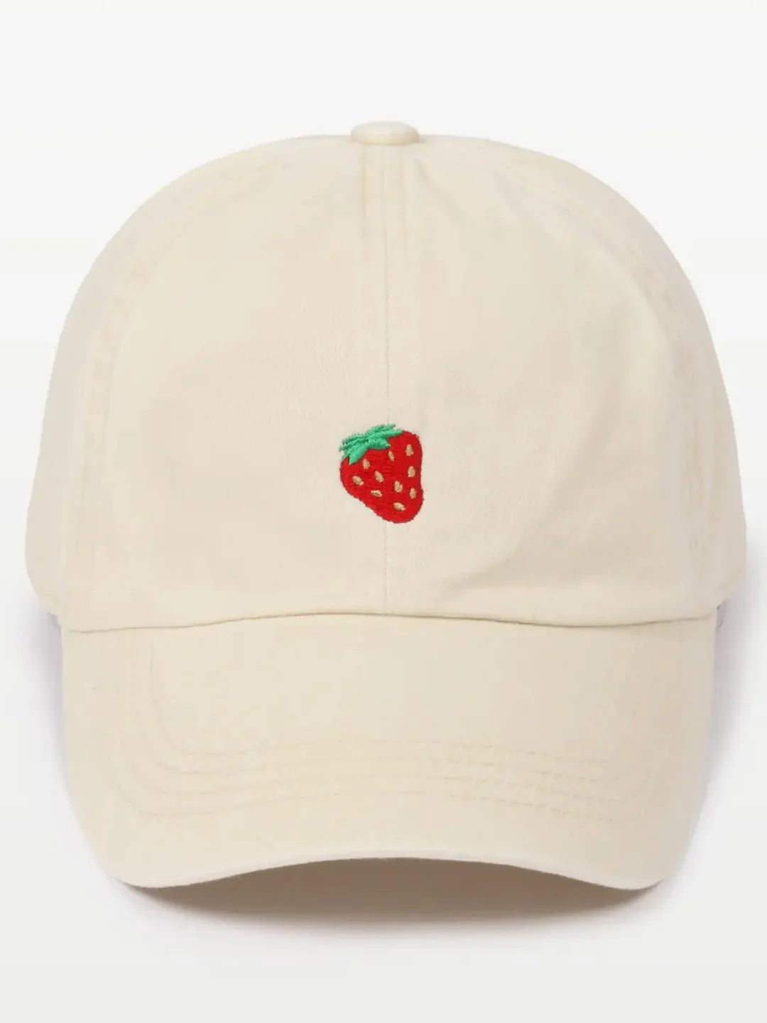 Strawberry Embroidered Baseball Cap