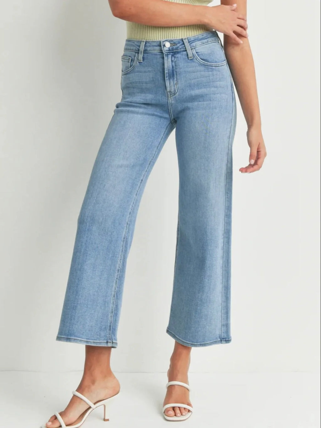 Just Black Denim : High Rise Wide Leg